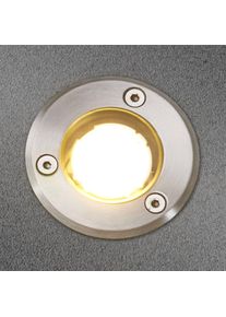 LUCANDE IP67 LED-Bodeneinbauleuchte Kenan, Edelstahl