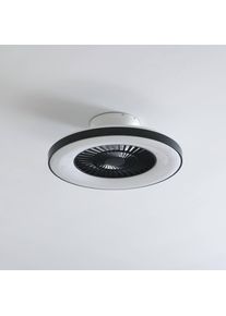 LINDBY Smart LED-Deckenventilator Paavo schwarz leise Tuya