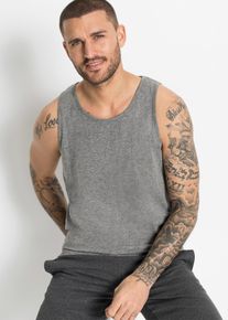 Lot de 3 débardeurs - gris - taille 52/54 (L) avec coton - bonprix