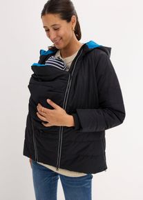 Veste de grossesse 3en1 avec empiècement de portage et réflecteurs - noir - taille 50 - bonprix