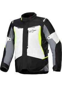 Alpinestars ST-1, textile jacket waterproof , color: White/Grey/Black/Neon-Yellow , size: M