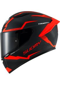 Suomy Track-1 Reaction, integraalhelm , kleur: Mat Zwart/Rood , maat: M