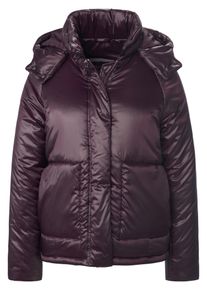 DAY.LIKE - Jas in oversized-model met afneembare capuchon, paars, Maat 42, synthetische vezel