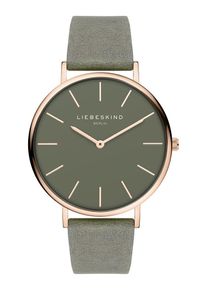 Liebeskind Berlin Uhr Damen rosegold / dunkelgrün Größe One Size