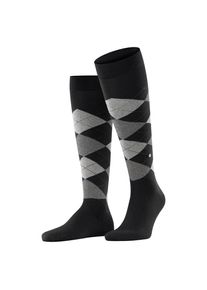 Burlington Kniestrümpfe Herren grau / schwarz Größe 40/46