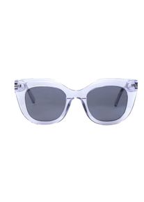 SOHO COPENHAGEN Dames Zonnebril 'Soho Pool' blauw / transparant One Size