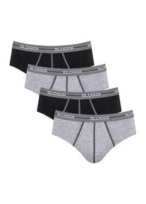 Sloggi Heren Slip 'Start' grijs / grijs gemêleerd / zwart / wit S
