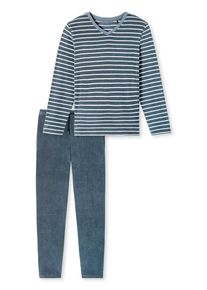 Schiesser Pyjama ' Casual Nightwear Frottee ' Herren blau Größe M/L