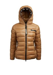 JACK1T Dames Winterjas ' R3D ' bruin / zwart / wit L
