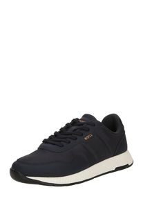 BOSS Heren Sneakers laag 'Titanium' donkerblauw / goud 41