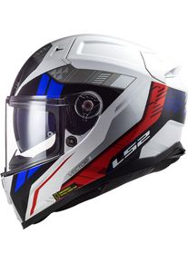 LS2 FF811 Vector II Stylus, integraalhelm , kleur: Wit/Grijs/Rood/Blauw , maat: XXS