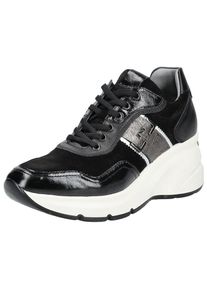 Nero Giardini Dames Sneakers laag zwart / zilver 35