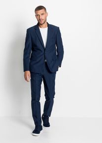 Completo (2 pezzi) giacca e pantaloni slim fit, Blu, Taglia 54, bonprix