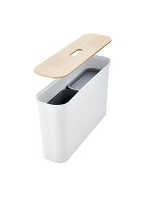 Smartstore Opberg-/afvalbakkenset, Opberg-/afvalemmerset Slim - wit