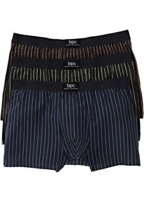 Lot de 3 boxers taille élastiquée - noir - taille 10 (4XL) avec coton - bonprix