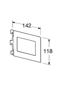 Console serre livres - Décor : Gris aluminium - RAL : 9005 - Element System