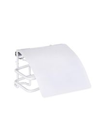 Wenko Toiletrolhouder "Classic Plus" wit - (B)14 x (H)9 x (D)14 cm -