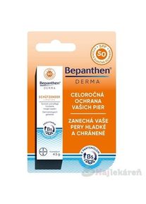 Bepanthen DERMA balzam na pery SPF50 tyčinka a panthenolom 4,5 g