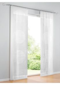 HEINE HOME unisex schuifgordijn in wit ,maat 1, Witt, 100% Polyester
