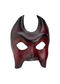 Colombina Diavolo Venetian Leather Mask