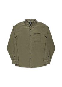 Volcom Caden Solid Shirt wintermoss Heren M