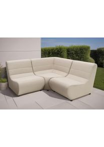 DOMO collection Sofa-Eckelement »Soleil, pflegeleichter und wetterfester Bezug«, Outdoor, besonderes Design und Formgebung, individuell erweiterbar