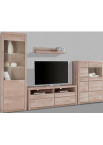 Home Affaire Wohnwand »Silkeborg«, (Set, 4 St.), teilmassives Holz