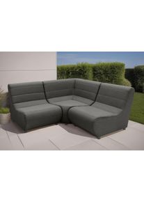 DOMO collection Ecksofa »Soleil, pflegeleichter und wetterfester Bezug«, Outdoor, besonderes Design und Formgebung, individuell erweiterbar