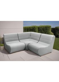 DOMO collection Ecksofa »Soleil, pflegeleichter und wetterfester Bezug«, Outdoor, besonderes Design und Formgebung, individuell erweiterbar