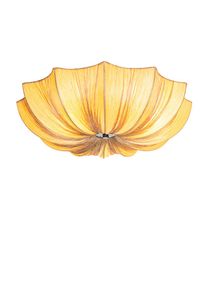 Qazqa Design mennyezeti lámpa bézs 52 cm 3-lámpás - Plu