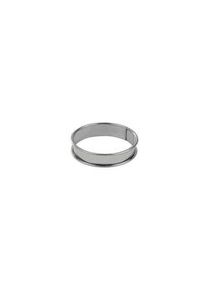 Gobel - Aro de tarta - Alto borde redondo - Espesor de 4/10 - Ø 120 mm - A27 mm - Inox - 834941