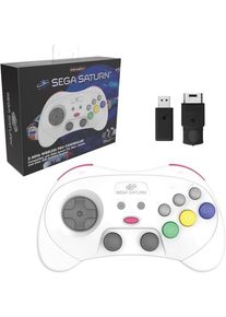 retro-bit PRO - White - Controller - Sega Saturn