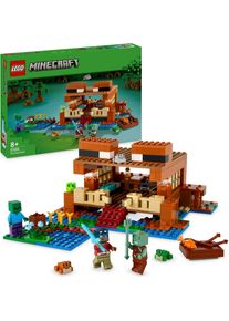 Lego® Konstruktionsspielsteine »Das Froschhaus (21256), Lego Minecraft«, (400 St.), Made in Europe