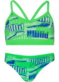 Puma Bustier-Bikini, (Set, 2 St.), mit allover Logoprint