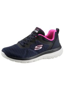 Skechers Sneaker »BOUNTIFUL - QUICK PATH«, mit gepolsterter Innensohle, Freizeitschuh, Halbschuh, Schnürschuh