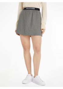 Tommy Hilfiger Bleistiftrock »ELASTICATED SHORT SKIRT«, Webrock mit Logoschriftzug