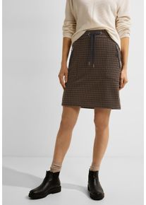 Cecil Karorock »Jogskirt Houndstooth Y/D«, Softer Materialmix