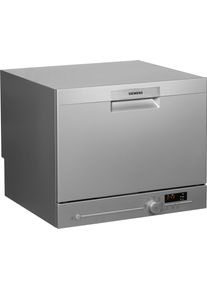 Siemens Standgeschirrspüler iQ300 »SK26E822EU« 6 Maßgedecke in silberfarben