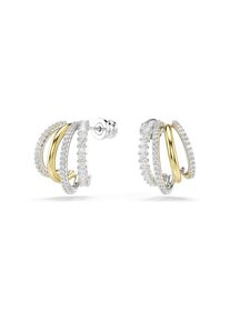Swarovski Dames Oorbellen 'Hyperbola' goud / zilver / transparant One Size
