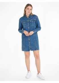 Tommy Jeans Jeanskleid »ALINE LS DRESS AH5032 EXT«, mit Logostickerei