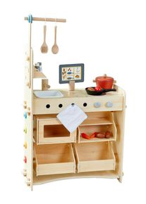 Haba Heren Spel ' Spiel Studio 3 in 1 – Küche, Kaufladen & Werkstatt ' gemengde kleuren One Size