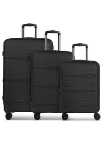 d&n D&N Dames Kofferset 'Travel Line 4300-Plus' zwart One Size