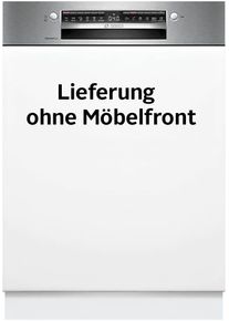 Bosch teilintegrierbarer Geschirrspüler Serie 4 »SMI4EAS23E« 13 Maßgedecke in silberfarben
