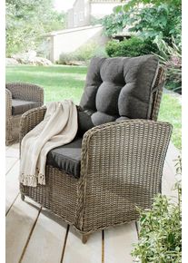 Destiny Loungesessel »MERANO«, Aluminium, Polyrattan, inkl. Auflagen