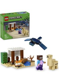 Lego® Konstruktionsspielsteine »Steves Wüstenexpedition (21251), Lego Minecraft«, (75 St.), Made in Europe