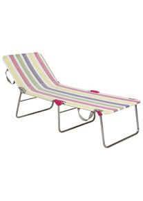 Best Gartenliege »Wannsee« Alu/Ergotex in bunt