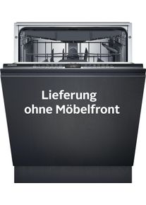 Siemens vollintegrierbarer Geschirrspüler iQ300 »SX73EX02CE« 14 Maßgedecke in silberfarben, Größe 0