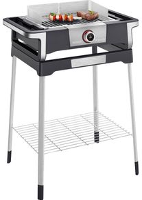 Severin Elektro-Standgrill »SENOA Digital Boost S PG 8118« 3000 W Reflektorschale zur optimalen Hitzeverteilung, einsatzbereit: 10 Min in silberfarben