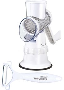 MediaShop Zerkleinerer »Sumoslicer«, Inkl. 1 Sparschäler weiß, Raspeln, schneiden, reiben im Handumdrehen