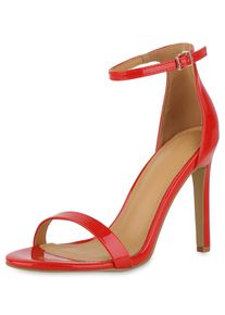 VAN HILL Dames Sandalen met riem 'Aurora' rood 36
